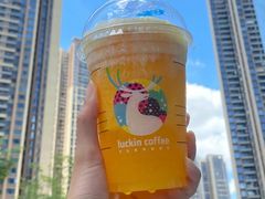 闪光橙橙瑞纳冰-瑞幸咖啡(国家软件园天鹅座店)