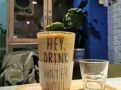 拿铁（升杯）-花与咖啡馆(金星楼店)