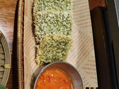 软糯鲜香野菜粑粑-麒麟风烤牛肉·云南烧烤小排档(丹凤街店)