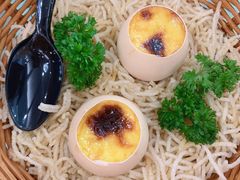 香滑榴莲焗蛋-四海酒家生态粤菜