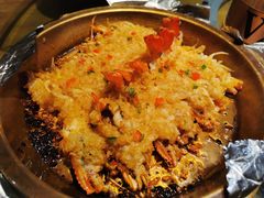 蒜蓉铜盘焗大头虾-大鸽饭(岗顶店)