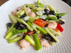 芦笋炒脆耳虾滑-越宴(西施山路店)