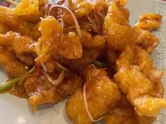 特色锅包肉-闯关东东北农家菜(崂山石老人店)