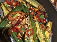 小炒秋葵-小大董·烤鸭(凤凰汇店)