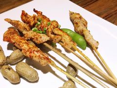 烤鸡肉串-平娃三宝烧烤·面食(南小街店)