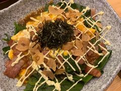 菠菜半熟蛋沙律-希望日本料理(保利香槟花园店)