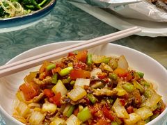 过油肉拌面-巴扎美食·新疆菜·西域歌舞表演餐厅(新疆大厦店)