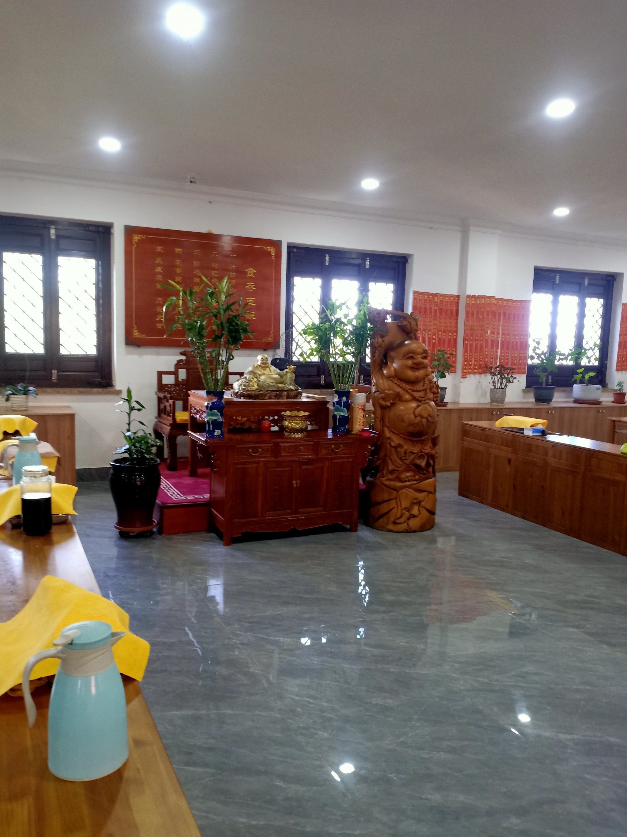 斋饭好吃,清净心倍增,随缘随喜!