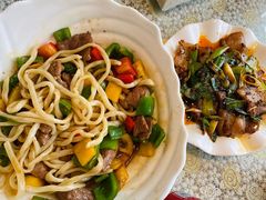 彩椒牛肉清拌面-文三里屯面馆(三里屯店)