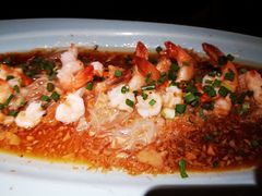 金银蒜蒸凤尾虾-绿茶餐厅(深圳龙华天虹购物中心店)