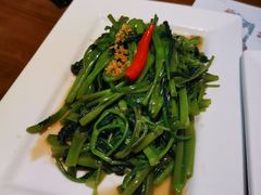 秘制虾酱炒空心菜-帕蓝·暹罗料理(曲阳店)