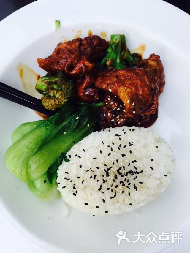 黑椒无骨鸡柳套餐