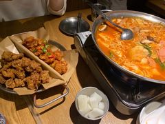 部队火锅-富乐满韩国正宗炸鸡韩国料理(虹泉路店)