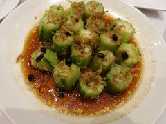 油香鱼仔蒸胜瓜-稻香酒家·33年老字号·港式粤菜(富邦中心店)