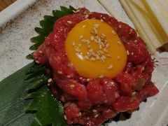 生拌牛肉-炼火烤肉店