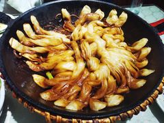 排骨豆角卷子-华盛园卷子王农家菜水库鱼