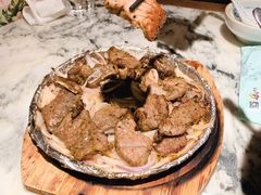 铁板牛仔骨-梁家大院•农家菜(昆山会展中心店)