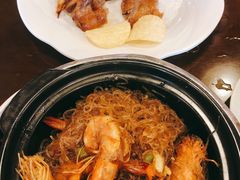 黑椒粉丝鲜虾煲-日昌餐馆(亦庄店)