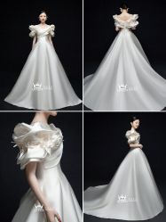 点击看大图 -艾拉·女王婚纱礼服馆