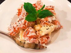 菠萝油条虾-华豫川酒家(大卫城店)