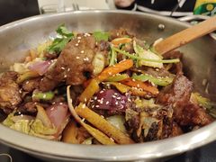 干锅肋排+肥牛-玲珑干锅(江大店)