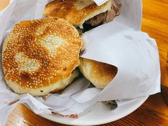 -京东一绝西海子西园烧饼夹肉