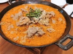 自制不老牛肉汤锅-付掌柜在成都·热炒砂锅集(金禾店)
