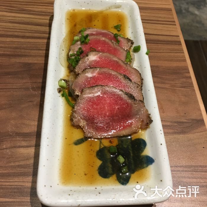 竹千代日式料理(龙阳广场店)-生烤牛肉图片-上海美食-大众点评网