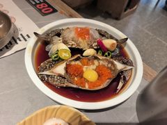 -草家酱蟹炭火烤肉店(珲春南路一店)