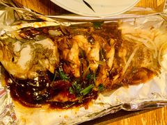 酱烤活鲈鱼-新白鹿餐厅(龙游路总店·杭帮菜名店)