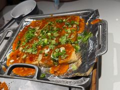 铁板包浆豆腐-绿茶餐厅(滨海万达广场店)
