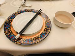 餐具摆设-内蒙古驻京办餐厅