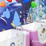 宝宝学游泳了!