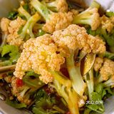 低卡捞汁拌花菜