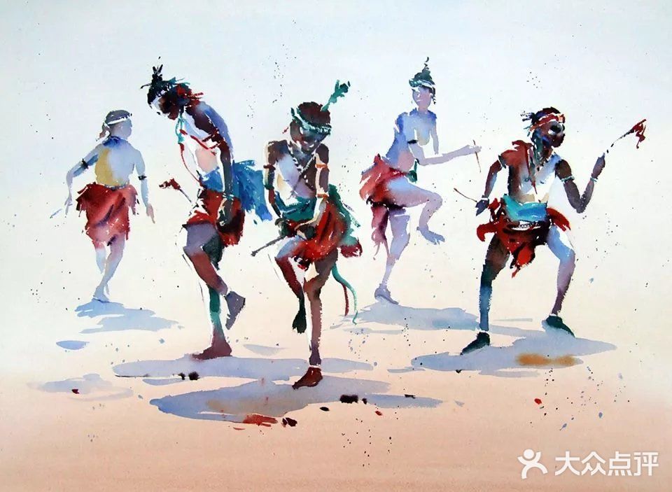 水彩这样画，也很美🌸
