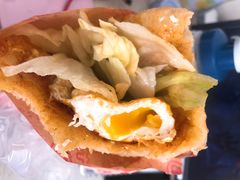 -小红车炸蛋葱油饼
