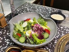 蔬菜沙拉-黑牛の場烤肉(摩天活力城店)