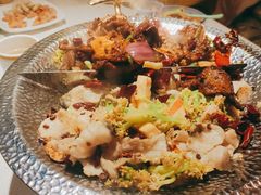 小鱼小牛组合锅-小鱼小牛·鱼牛干锅·脆鱼火锅(世欧广场店)