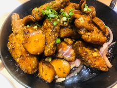 石锅鲽鱼-渔家灯火(明湖店)
