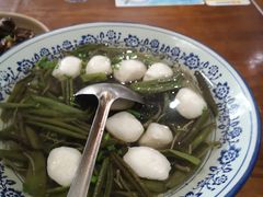 太湖莼菜炖鱼圆-美味之家·湖景农家乐(太湖东山店)