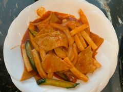 鱼饼炒年糕-桃园中华料理炸酱面(燕儿岛路店)