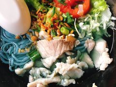 -蝶豆花蓝面条