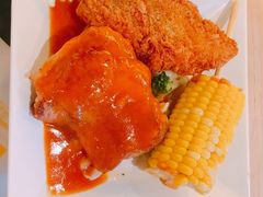 粟米炸鱼鸡扒饭-大家乐(广州中华广场店)