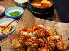 -明洞阿姨·韩式酱蟹烤肉·创意料理(三元桥店)