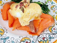 三文鱼班尼迪克-Alimentari早午餐(安福路店)