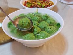 翡翠丸子汤-柏合黄记豆腐皮饭店