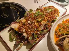 现煮热拌蒜泥白肉-院8里·小聚园老川菜(九眼桥店)