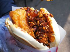 蛋黄菜夹馍-清真马乐贝腊牛肉蛋黄菜夹馍(马蓉洒金桥店)