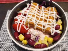 吉列猪排沙拉-乐领拈花溪·林涧食韵