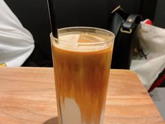 Latte&nbsp;-black rainbow coffee